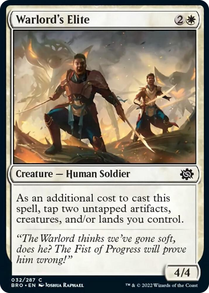 0032 Warlord's Elite C The Brothers' War