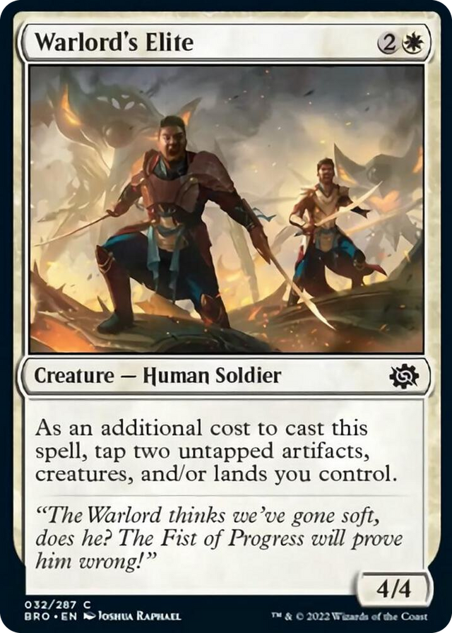 0032 Warlord's Elite C The Brothers' War