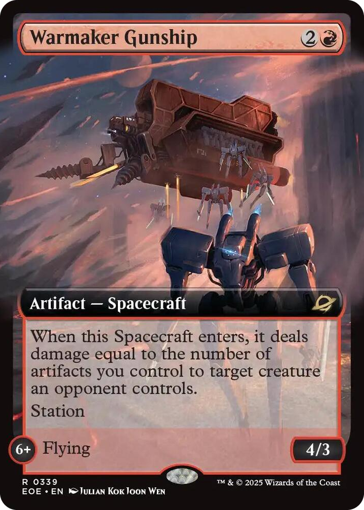 0339 Warmaker Gunship (Extended Art) R Edge of Eternities