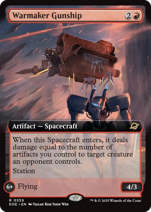 0339 Warmaker Gunship (Extended Art) R Edge of Eternities