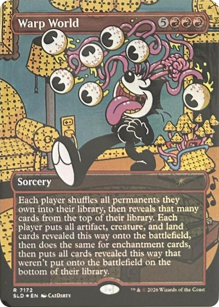 Warp World #7172 R - Secret Lair Drop Series Pokemon card