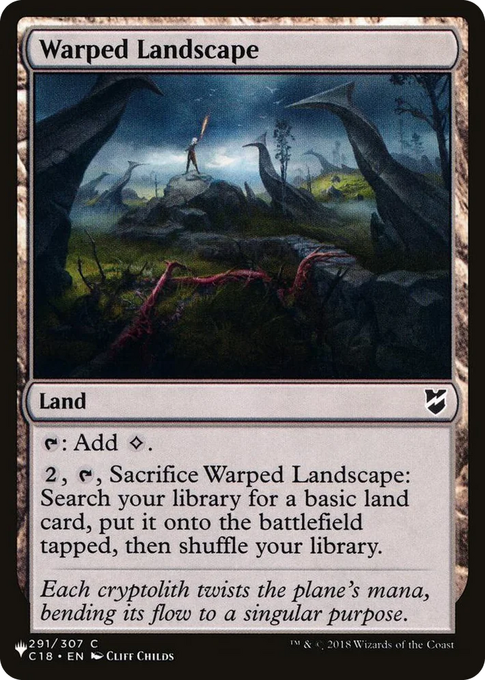 0291 Warped Landscape C The List Reprints