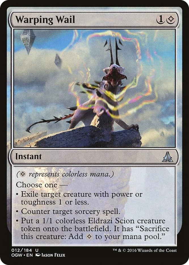 Warping Wail #12 U - Oath of the Gatewatch Pokemon card