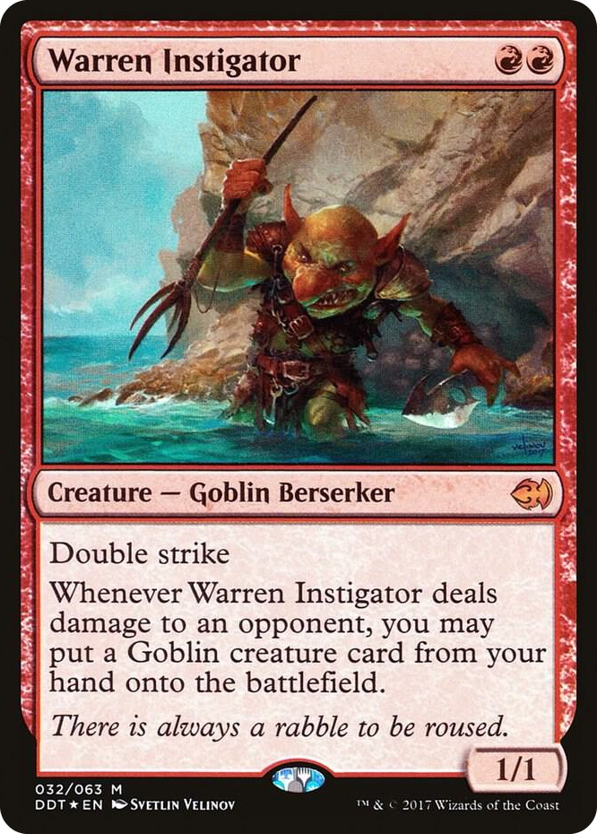0032 Warren Instigator M Duel Decks: Merfolk vs. Goblins