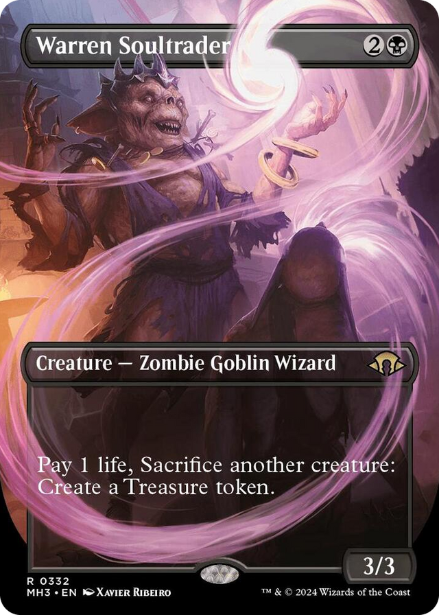 0332 Warren Soultrader (Borderless) R Modern Horizons 3