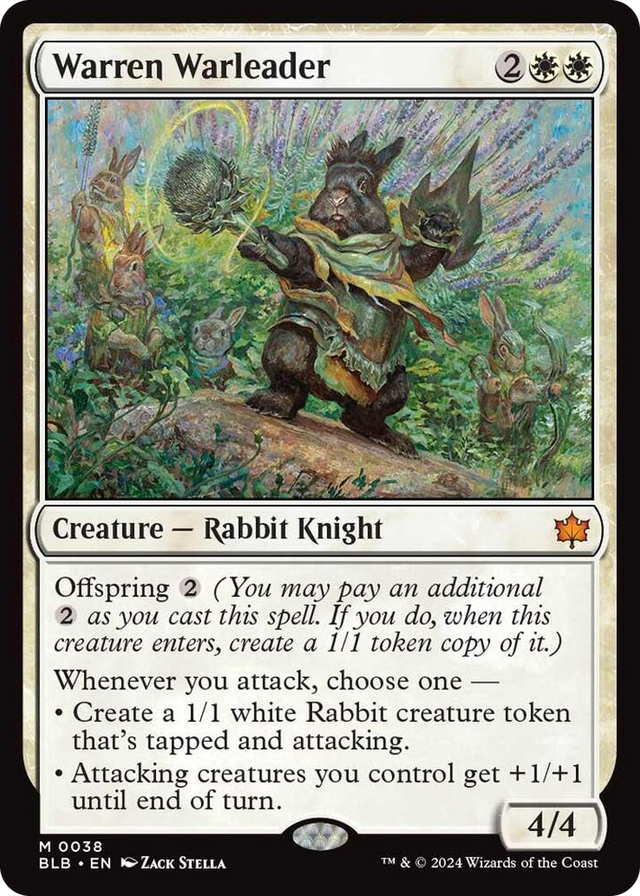 0038 Warren Warleader M Bloomburrow