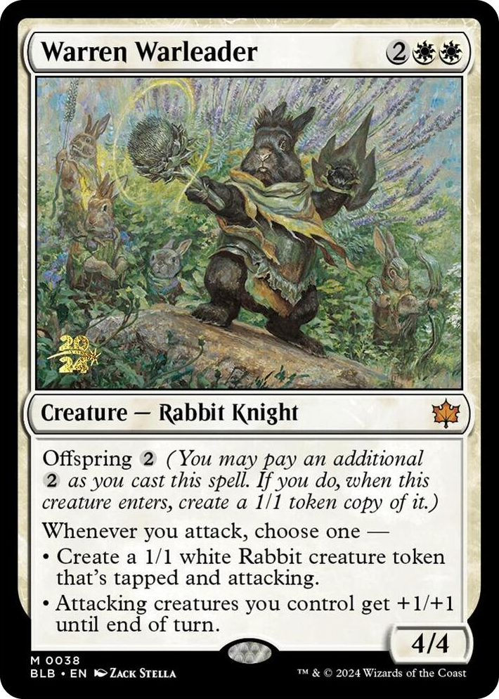 0038 Warren Warleader M Prerelease Cards