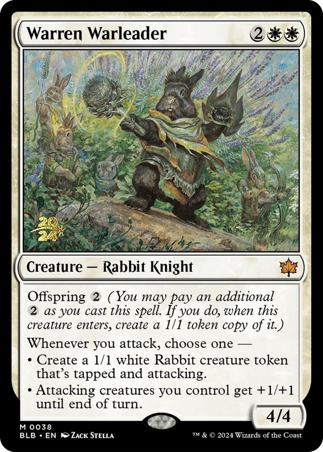 0038 Warren Warleader M Prerelease Cards