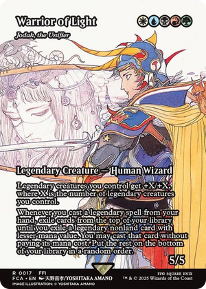 0017 Warrior of Light - Jodah, the Unifier (Showcase) R FINAL FANTASY: Through the Ages
