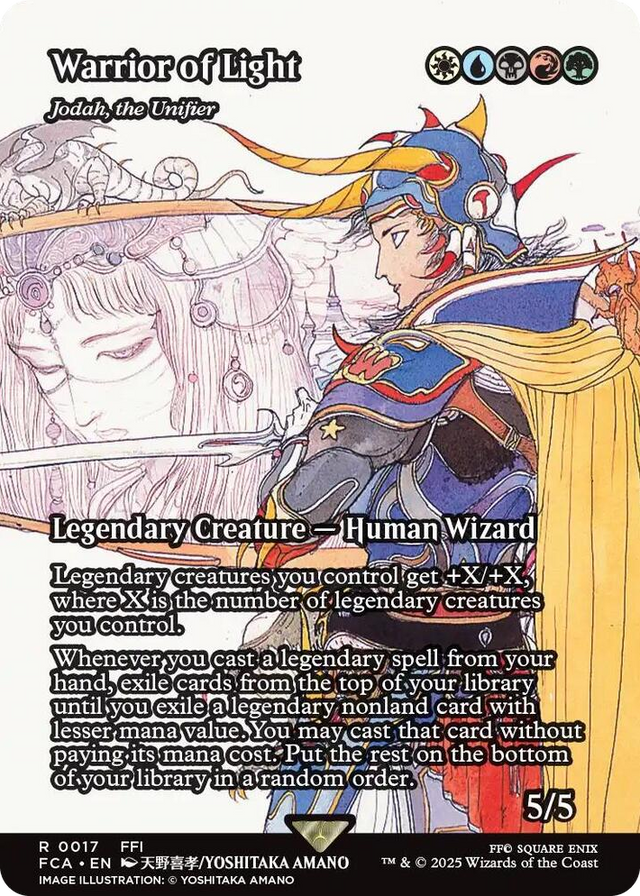 0017 Warrior of Light - Jodah, the Unifier (Showcase) R FINAL FANTASY: Through the Ages
