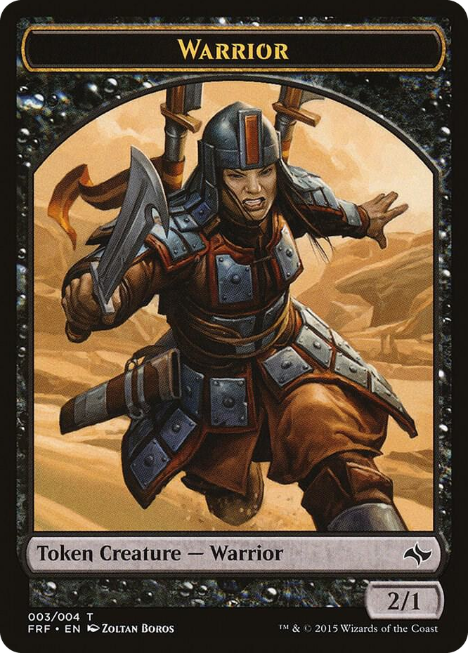 0003 Warrior Token T Fate Reforged