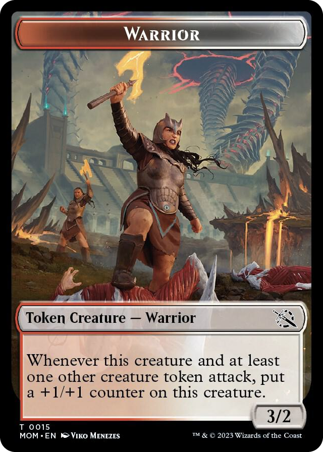 Warrior Token #15 T - March of the Machine Pokemon card