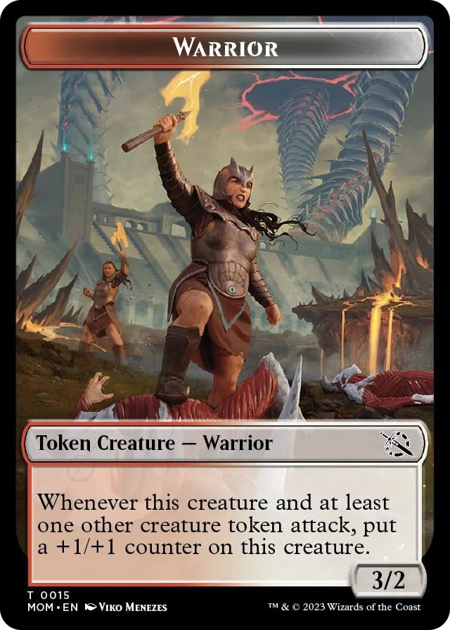 0015 Warrior Token T March of the Machine