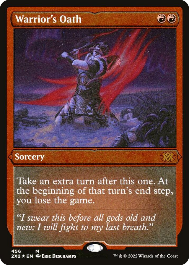 0456 Warrior's Oath (Foil Etched) M Double Masters 2022