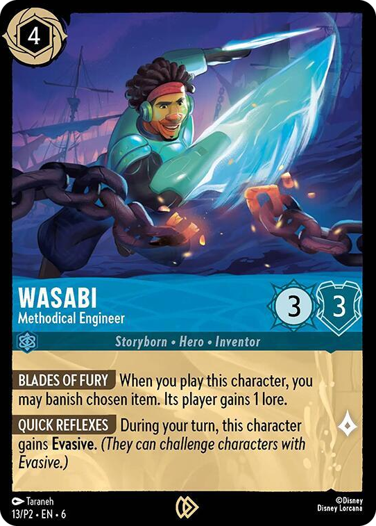 0013 Wasabi - Methodical Engineer Promo Disney Lorcana Promo Cards