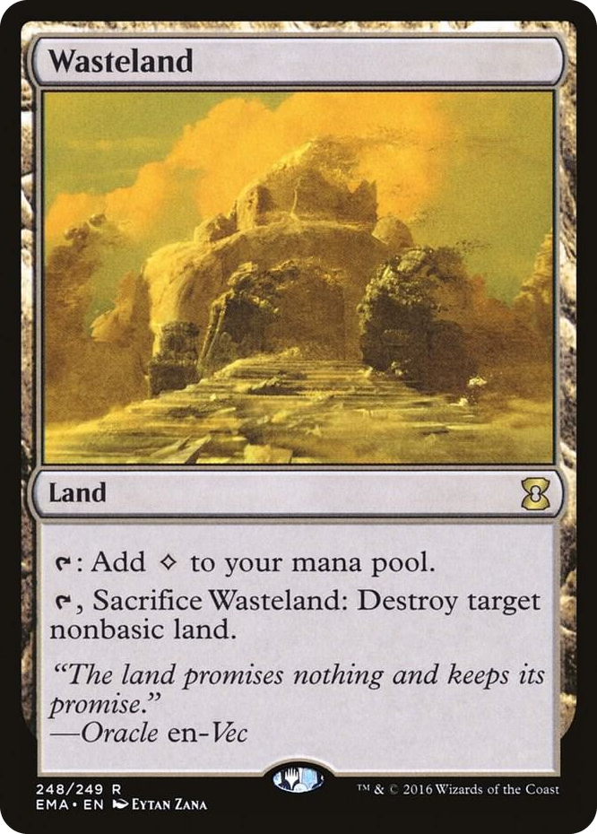 Wasteland #248 R - Eternal Masters Pokemon card