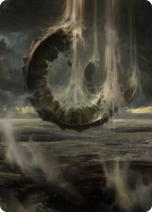 0036 Wasteland Art Card S Art Series: Zendikar Rising