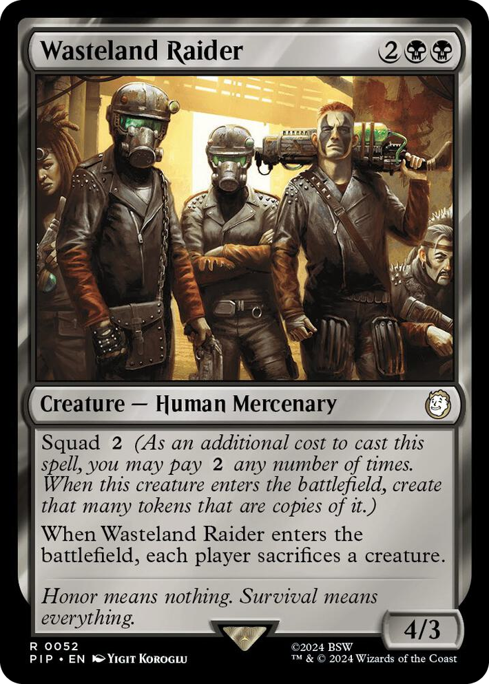 0052 Wasteland Raider R Universes Beyond: Fallout