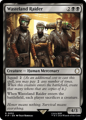 0052 Wasteland Raider R Universes Beyond: Fallout