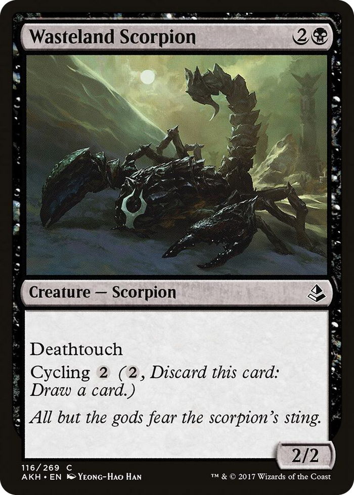 Wasteland Scorpion #116 C - Amonkhet Pokemon card