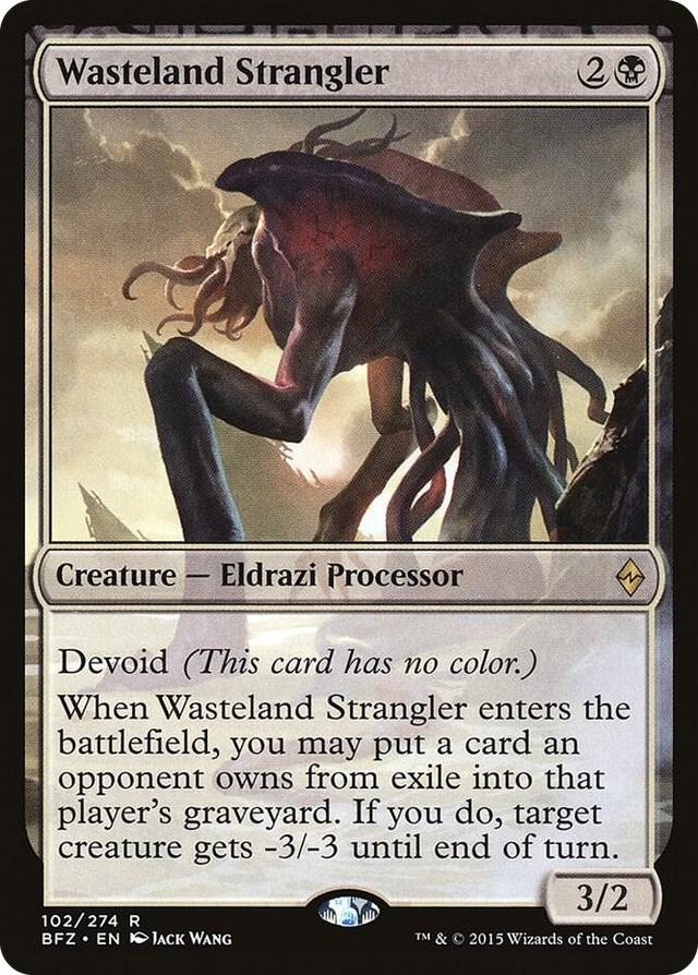 0102 Wasteland Strangler R Battle for Zendikar