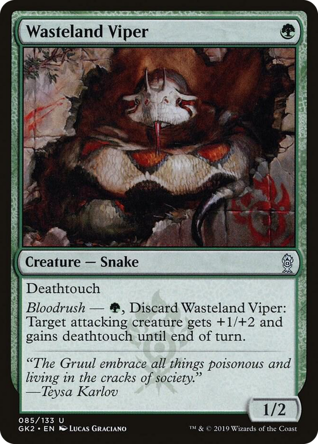 0085 Wasteland Viper U Ravnica Allegiance: Guild Kits