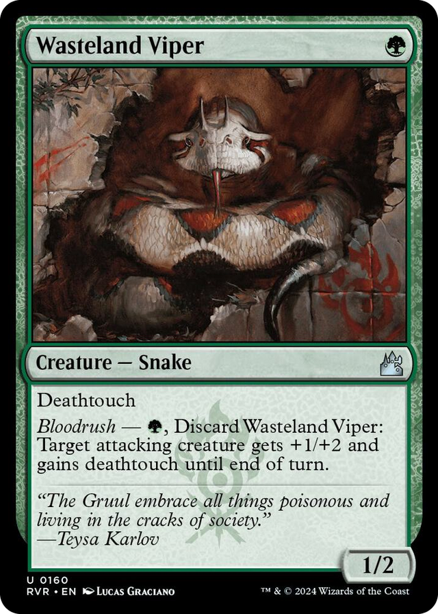 0160 Wasteland Viper U Ravnica Remastered
