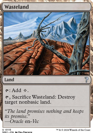 0115 Wasteland (White Border) U Mystery Booster 2