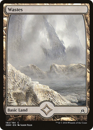0183 Wastes (183) - Full Art C Oath of the Gatewatch
