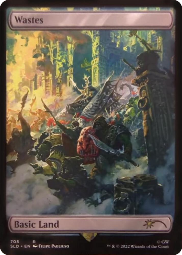 0705 Wastes (705) - Full Art R Secret Lair Drop Series
