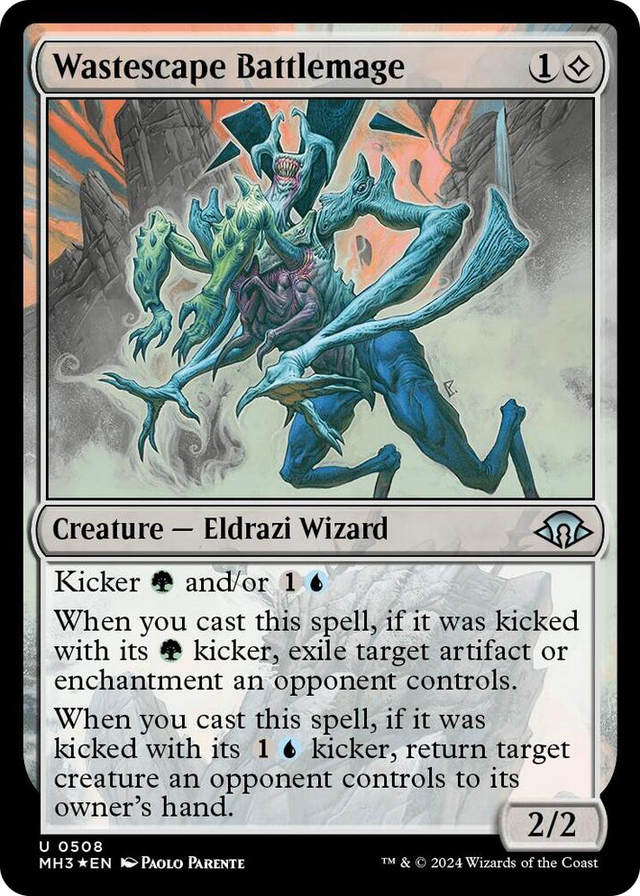 0508 Wastescape Battlemage (Ripple Foil) U Modern Horizons 3