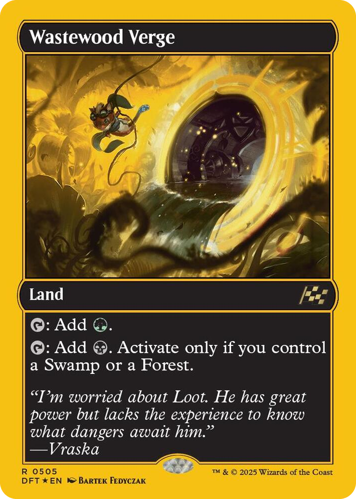 0505 Wastewood Verge (First-Place Foil) R Aetherdrift