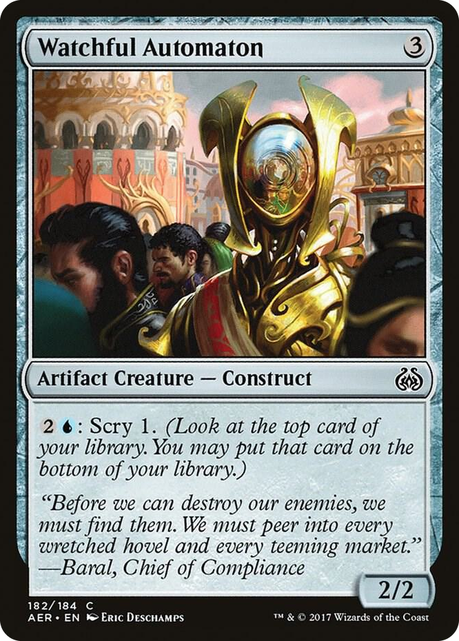 Watchful Automaton #182 C - Aether Revolt Pokemon card
