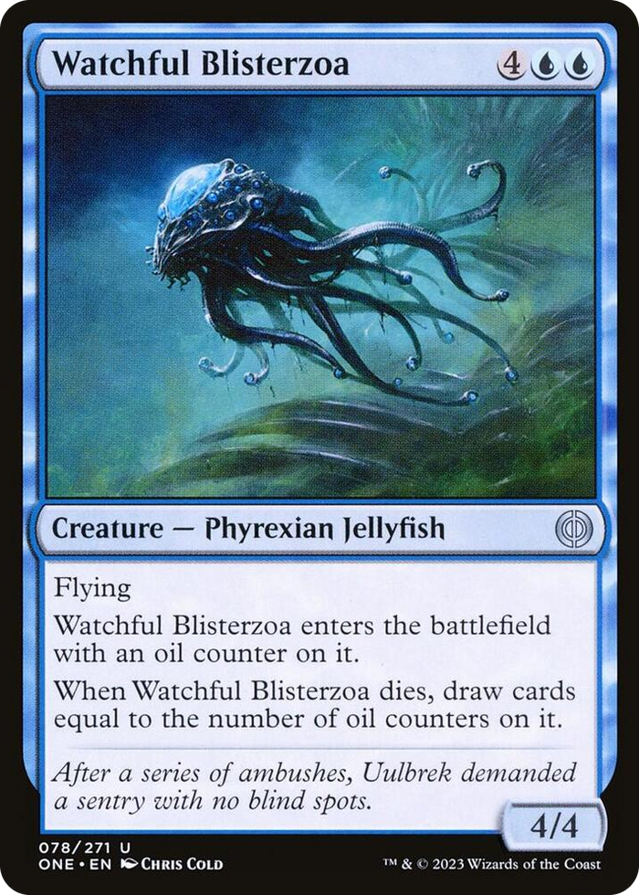 Watchful Blisterzoa #78 U - Phyrexia: All Will Be One Pokemon card