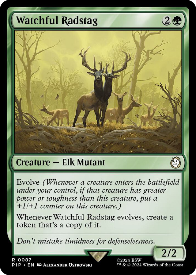 0087 Watchful Radstag R Universes Beyond: Fallout