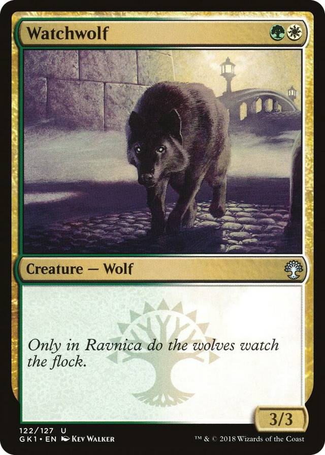 0122 Watchwolf U Guilds of Ravnica: Guild Kits