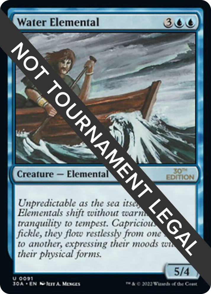 0091 Water Elemental U 30th Anniversary Edition