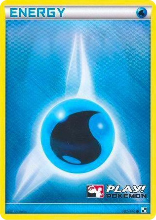 0107 Water Energy - 107/114 (Play! Pokemon) Promo League & Championship Cards