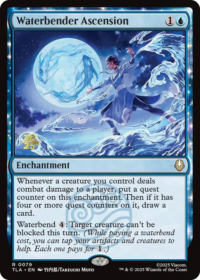 0079 Waterbender Ascension R Prerelease Cards