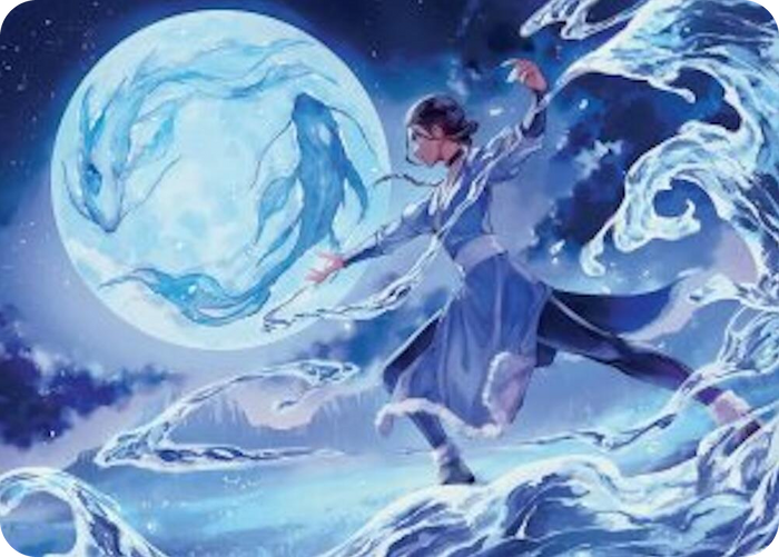 Waterbender Ascension Art Card #6 S - Art Series: Avatar: The Last Airbender Pokemon card