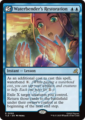 0099 Waterbender's Restoration R The Last Airbender: Eternal-Legal