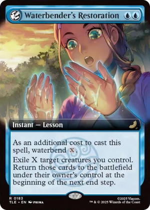 0183 Waterbender's Restoration (Extended Art) R The Last Airbender: Eternal-Legal
