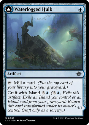 0083 Waterlogged Hulk U The Lost Caverns of Ixalan