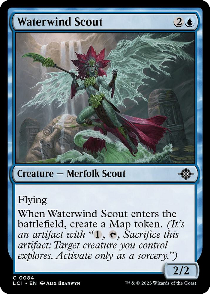 Waterwind Scout #84 C - The Lost Caverns of Ixalan Pokemon card