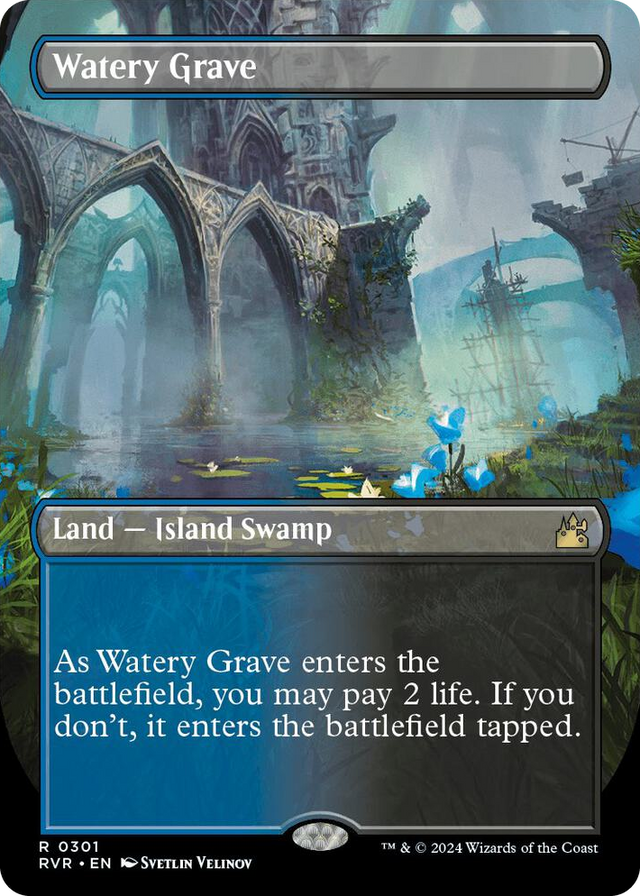 0301 Watery Grave (Borderless) R Ravnica Remastered