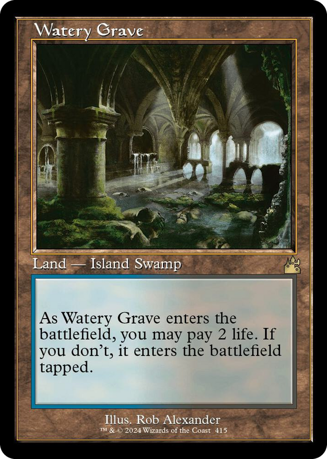 0415 Watery Grave (Retro Frame) R Ravnica Remastered