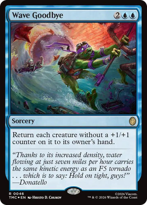 0046 Wave Goodbye (Surge Foil) R Commander: Teenage Mutant Ninja Turtles