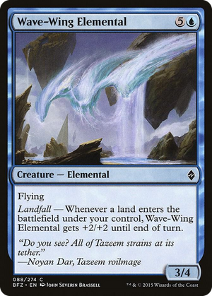 0088 Wave-Wing Elemental C Battle for Zendikar