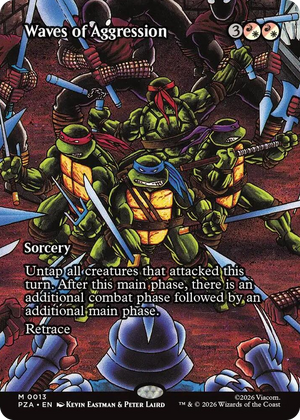 0013 Waves of Aggression (Borderless) M Teenage Mutant Ninja Turtles Source Material