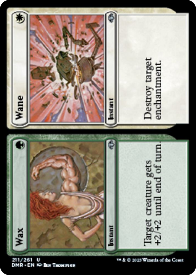 0211 Wax // Wane U Dominaria Remastered